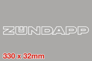 Zundapp Outline Wit 330 x 32  mm