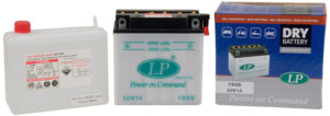Land Port Accu 12 V YB9-B met zuurpakket  9 Ampere