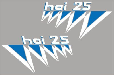 Hai 25 Zijkappen Blauw