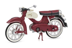Schuco Kreidler Florett Super Rood / Beige Schaal 1:10