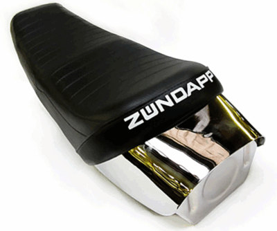 Buddyseat met Chrome Kont Rond & Achterlicht