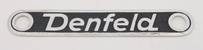 Denfeld Schild Groot met Relief( Gatafstand 55 mm )
