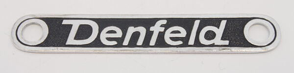 Denfeld Schild Groot met Relief( Gatafstand 55 mm )