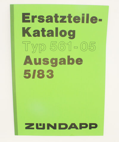 Onderdelen Catalogus Roller R50 561-05L1 en 561-05L2, 5/83