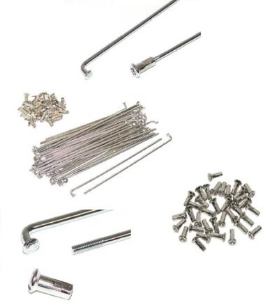 Spaken Set Staal Chroom 159 mm KS125 Origineel Klaverblad WWS