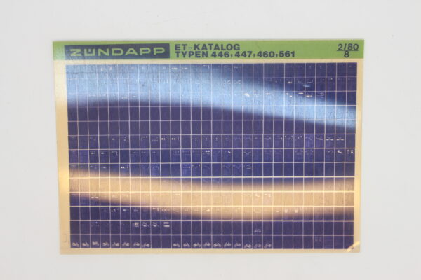 Typen 446,447,460,561 2/80 8