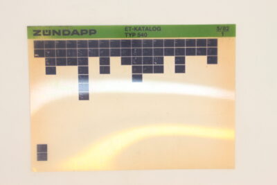 Typen 540 5/82 1