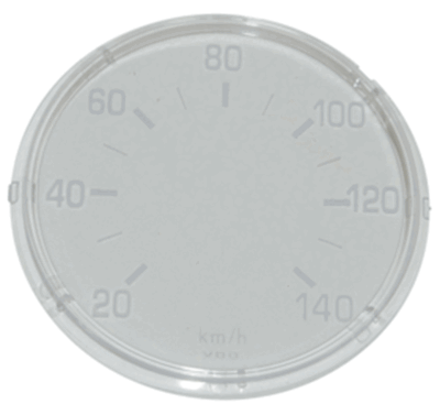 VDO Tellerglas 140 km/u Krei / Zund