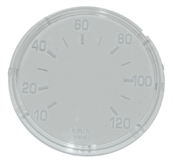 VDO Tellerglas 120 km/u Krei / Zund