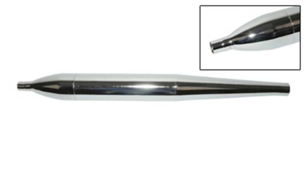 UITLAATDEMPER 55 MM AANSLUITING 28 MM, 570 MM LANG