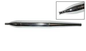 Uitlaatdemper 60mm Aansluiting 26mm, 680mm Lang, Lip Op 310mm (DKW)
