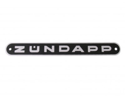 Buddyseat Embleem Aluminium Zwart