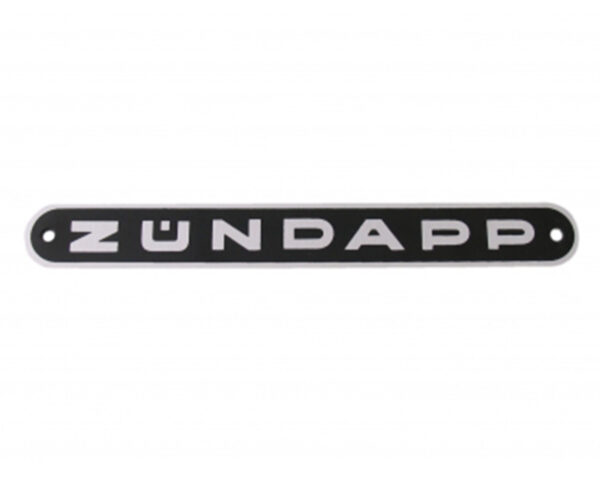 Buddyseat Embleem Aluminium Zwart