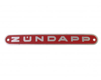 Buddyseat Embleem Aluminium Rood
