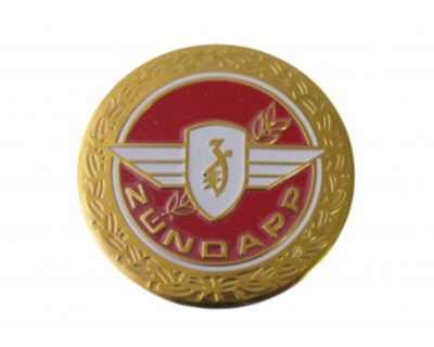 Tank Embleem Rood - Goud Rond met Korenaar