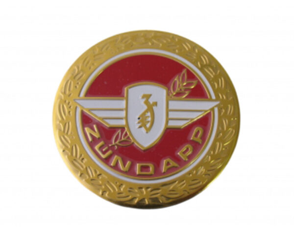 Tank Embleem Rood - Goud Rond met Korenaar