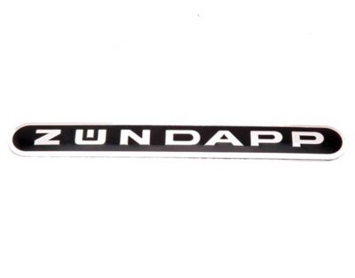 Tank Embleem Ovaal Aluminium Zwart
