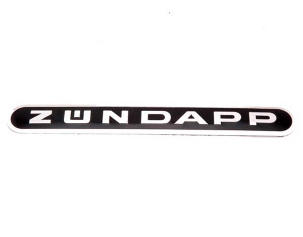 Tank Embleem Ovaal Aluminium Zwart