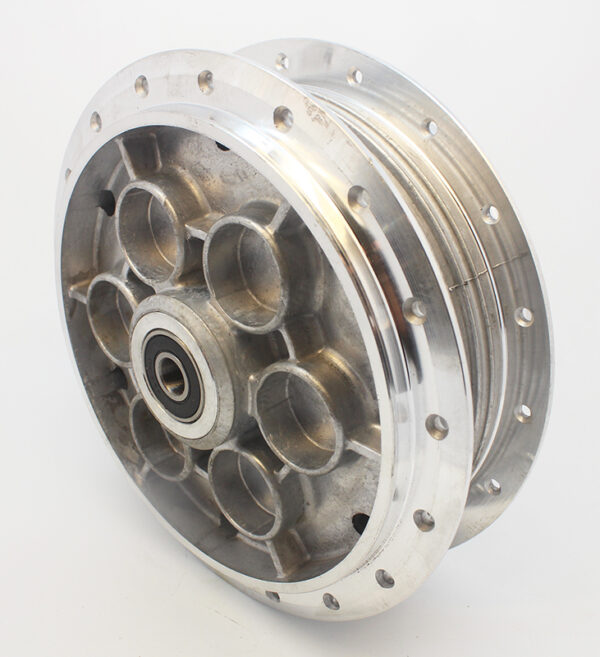 Achterwielnaaf 150 mm met Lagers voor 12 mm Steekas