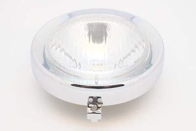 Koplamp Inbouw Unit Inclusief Fitting Ba20 Glas = 130mm Inbouwmaat = 175 Mm