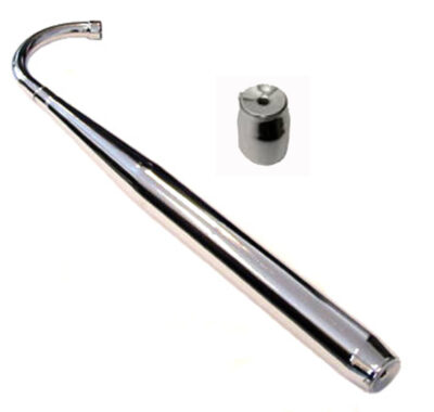 Fluisteruitlaat 70 mm 36 mm Aansluiting 32 mm Bocht
