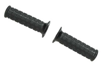 Handvat Set Handschakeling Zwart  Blok Motief Mod. Magura (2x24mm) kreid/puch/sachs/zun zwart