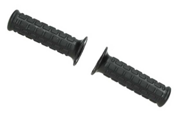 Handvat Set Handschakeling Zwart Blok Motief Mod. Magura (2x24mm) kreid/puch/sachs/zun zwart