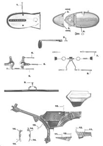 Zundapp Verzinkte Boutenset  Type 517