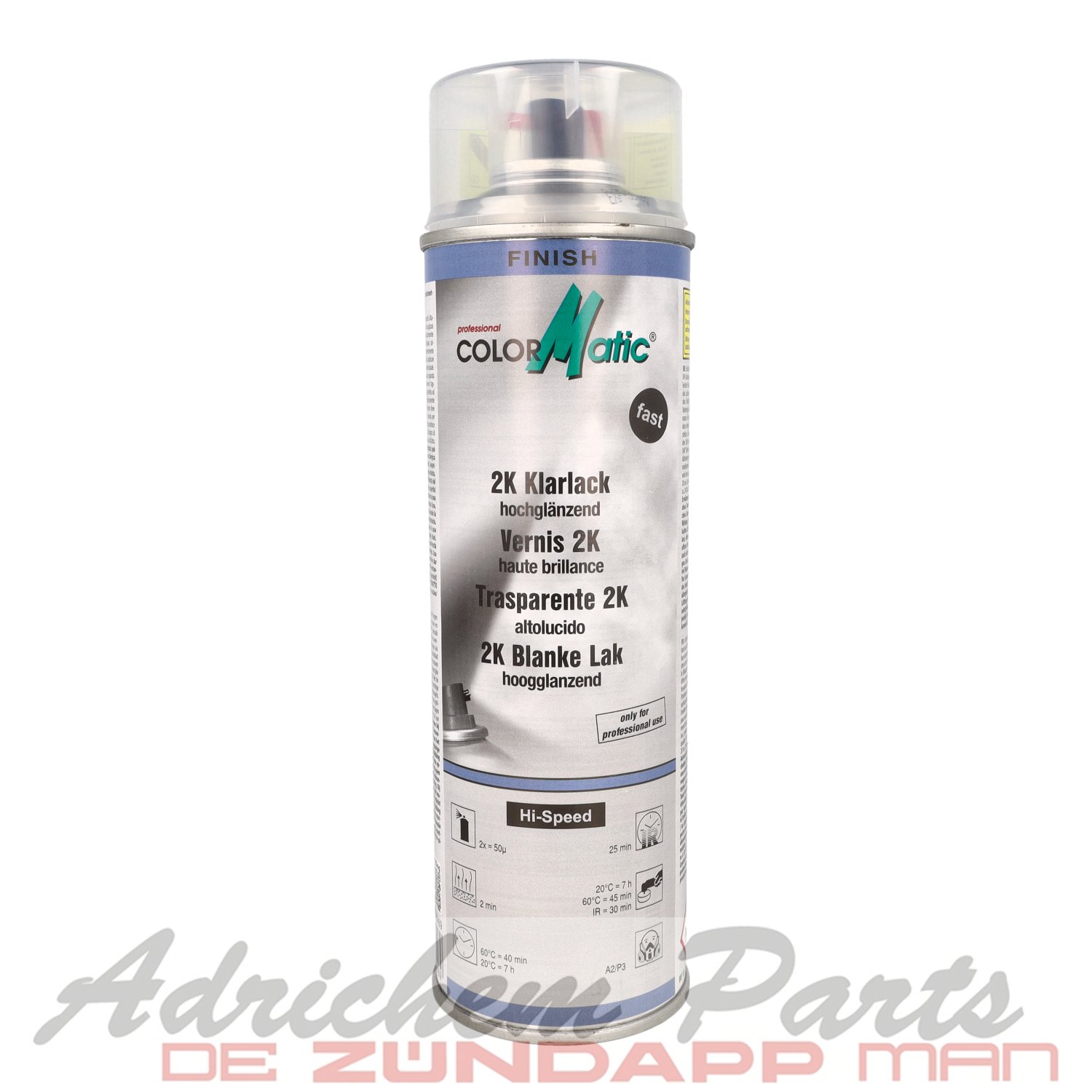 Motip Spuitlak 2-K 500ml Spuitbus Blanke Lak