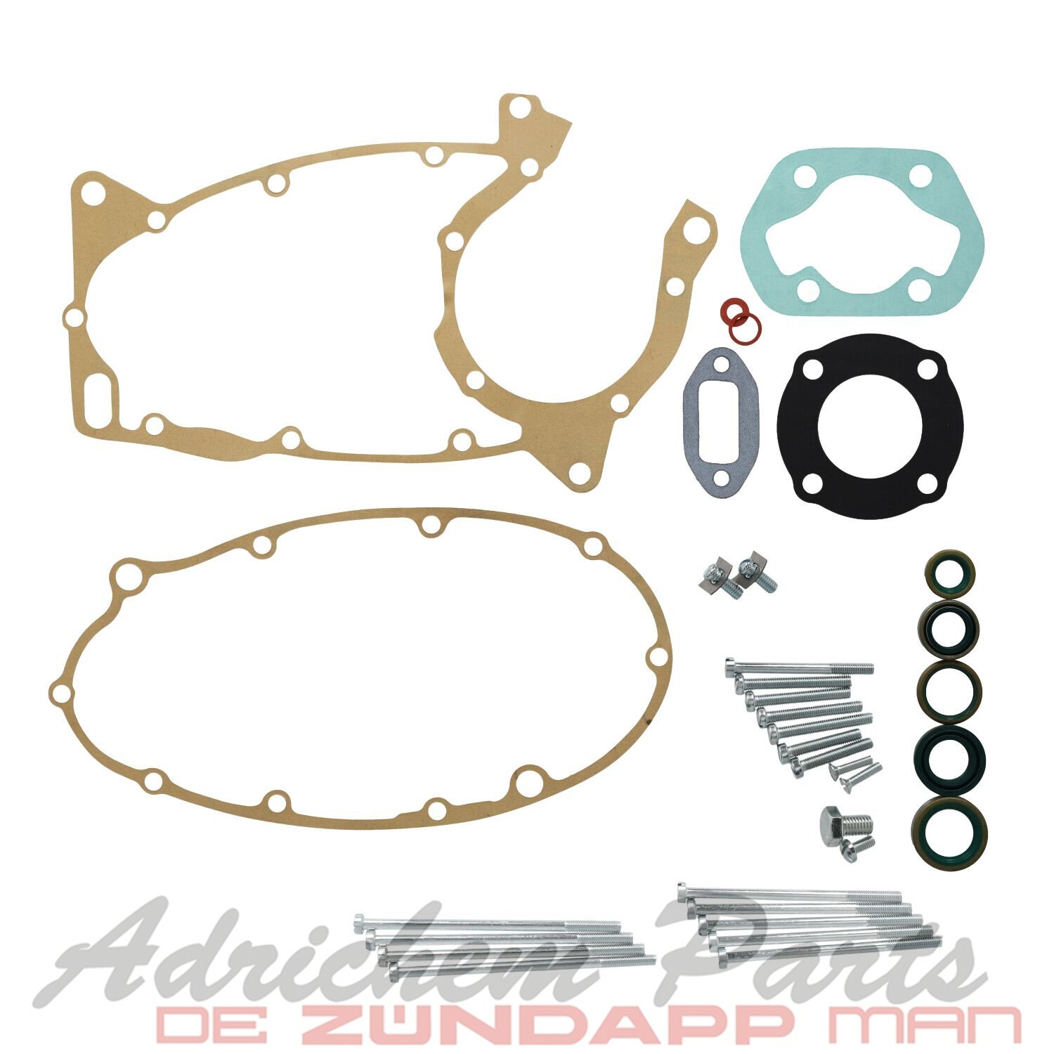 Revisieset pakking-bout-keering set 36pcs zundapp 4v