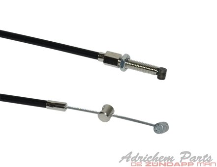 Zundapp Versnellingskabel Zwart + 15 cm Compleet