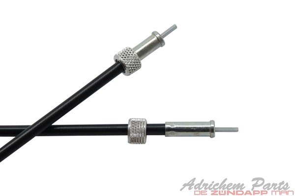 Zundapp VDO KM Teller Kabel Zwart 660 mm Compleet