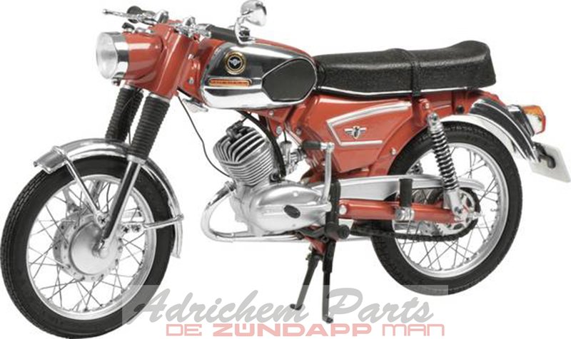 De Aller laatste nog  Schuco Zündapp KS50 Rood 1:10 Levrbaar eind Oktober